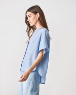 SHIRT STRIPES MAO NECK - Image 6