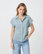 SHIRT STRIPES SHORT SLEEVE