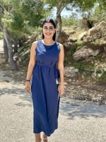 DRESS LONG SLEEVELESS