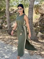 DRESS LONG SLEEVELESS - Image 8