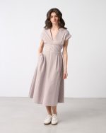 MIDI DRESS STRIPES - Image 2