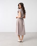 MIDI DRESS STRIPES - Image 4