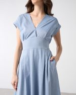 MIDI DRESS A LINE - Image 5
