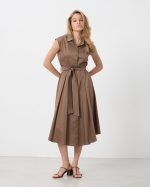 COTTON SHIRT DRESS