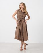 COTTON SHIRT DRESS - Image 8