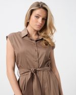 COTTON SHIRT DRESS - Image 9