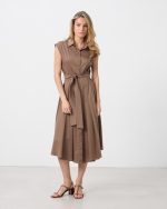 COTTON SHIRT DRESS - Image 10