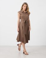 COTTON SHIRT DRESS - Image 12