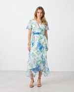 ASYMMETRICAL WRAP DRESS