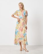 ASYMMETRICAL WRAP DRESS - Image 7