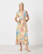 ASYMMETRICAL WRAP DRESS - Image 8