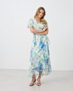 ASYMMETRICAL WRAP DRESS - Image 2