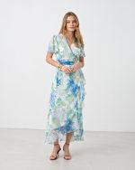 ASYMMETRICAL WRAP DRESS - Image 5
