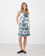 DRESS SATIN PRINTED