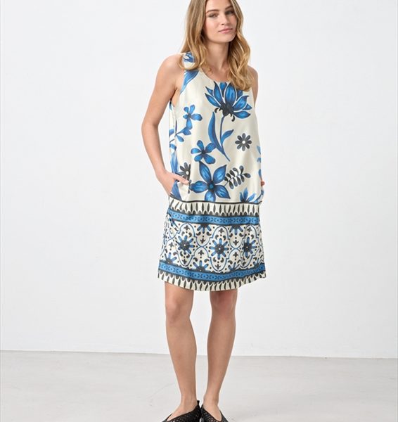 DRESS SATIN PRINTED