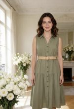 SHIRT DRESS SLEEVELESS