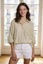 SHIRT EMBROIDER BIG POCKET - Image 6