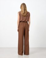 TROUSER LINEN WIDE LEG - Image 5