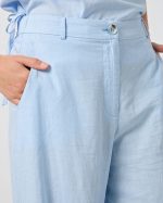 TROUSER LINEN WIDE LEG - Image 10