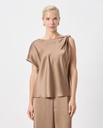 BLOUSE SATIN METAL CLIP - Image 3