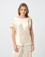 BLOUSE SATIN METAL CLIP - Image 8