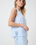 BLOUSE LINEN SLEVELESS - Image 3