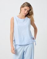 BLOUSE LINEN SLEVELESS - Image 4