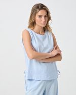 BLOUSE LINEN SLEVELESS - Image 6