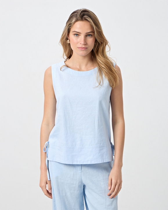 41163.jpg BLOUSE LINEN SLEVELESS - Image 1