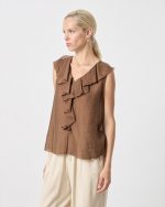 BLOUSE RUFFLE FRONT - Image 2