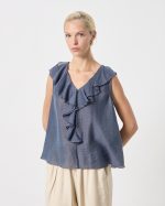 BLOUSE RUFFLE FRONT - Image 11
