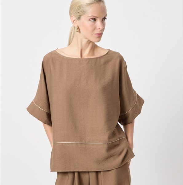 BLOUSE CONTRAST