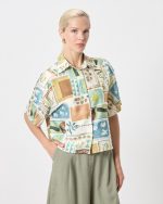SHIRT CROPPED PRINTED