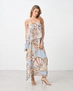 LONG ASSYMETRIC DRESS