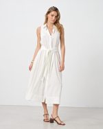 MIDI SHIRT DRESS SLEEVELESS