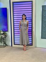 MIDI SHIRT DRESS SLEEVELESS - Image 9