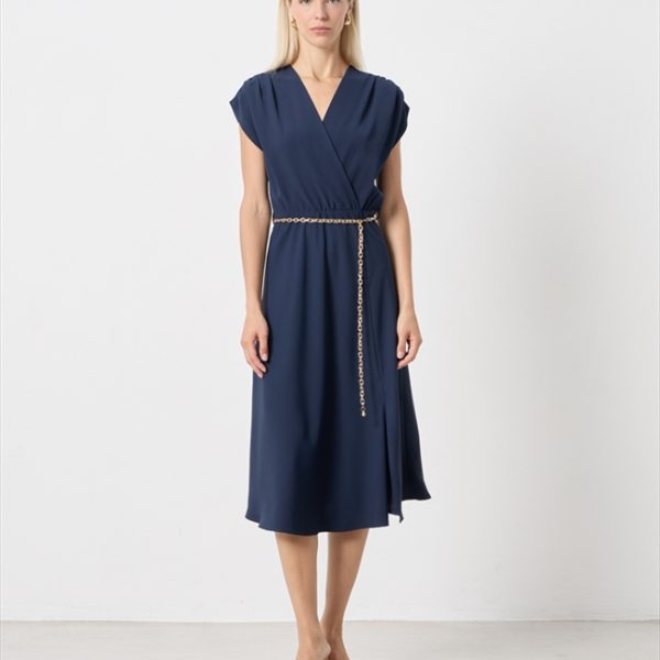 MIDI CREPE DRESS