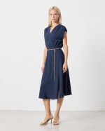 MIDI CREPE DRESS - Image 8