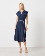 MIDI CREPE DRESS - Image 10