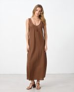 LONG LINEN DRESS