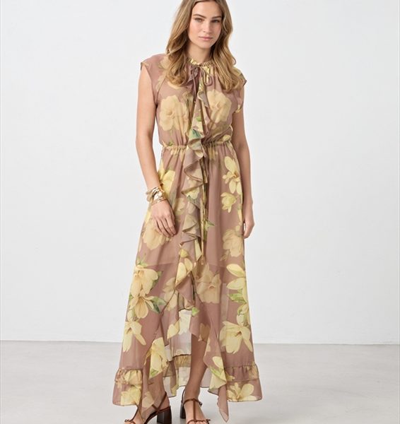 ASSYMETRICAL LONG DRESS