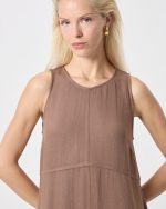 MIDI DRESS SLEEVELESS - Image 8