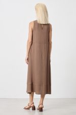 MIDI DRESS SLEEVELESS - Image 9