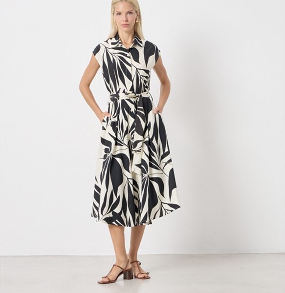 SHIRT DRESS PRINTED