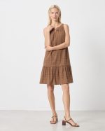CUTWORK SHORT DRESS