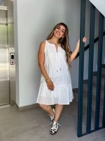 CUTWORK SHORT DRESS - Image 11