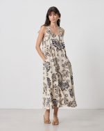 LONG PRINTED DRESS