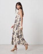 LONG PRINTED DRESS - Image 3