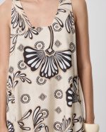 LONG PRINTED DRESS - Image 4