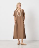 LONG DRESS V NECK